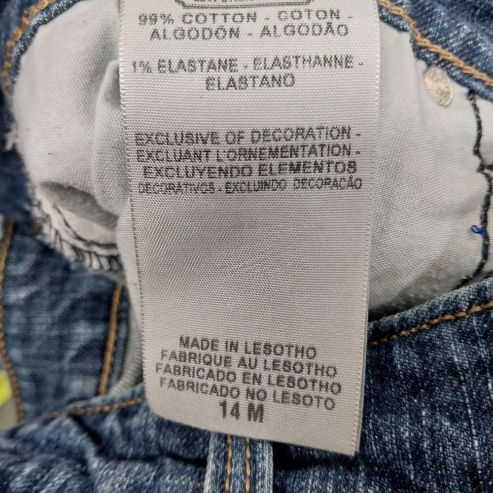 2604 Size 14m Levi's Signature Stretch Upcycled Bell-Bottoms - Picture 5 of 5